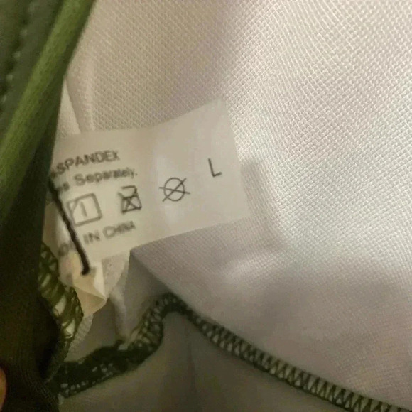 💚Womens one piece sexy green swimsuit size Large💚 - Picture 10 of 12